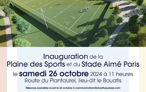 Inauguration Plaine des sports