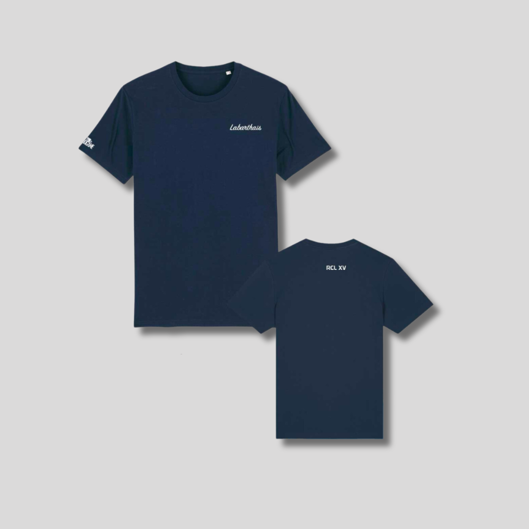 T-shirt Labarthais bleu marine