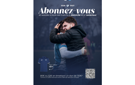 La campagne d'abonnement 2026-2027 est officiellement lancée !