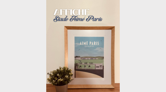 AFFICHE STADE AIMÉ PARIS